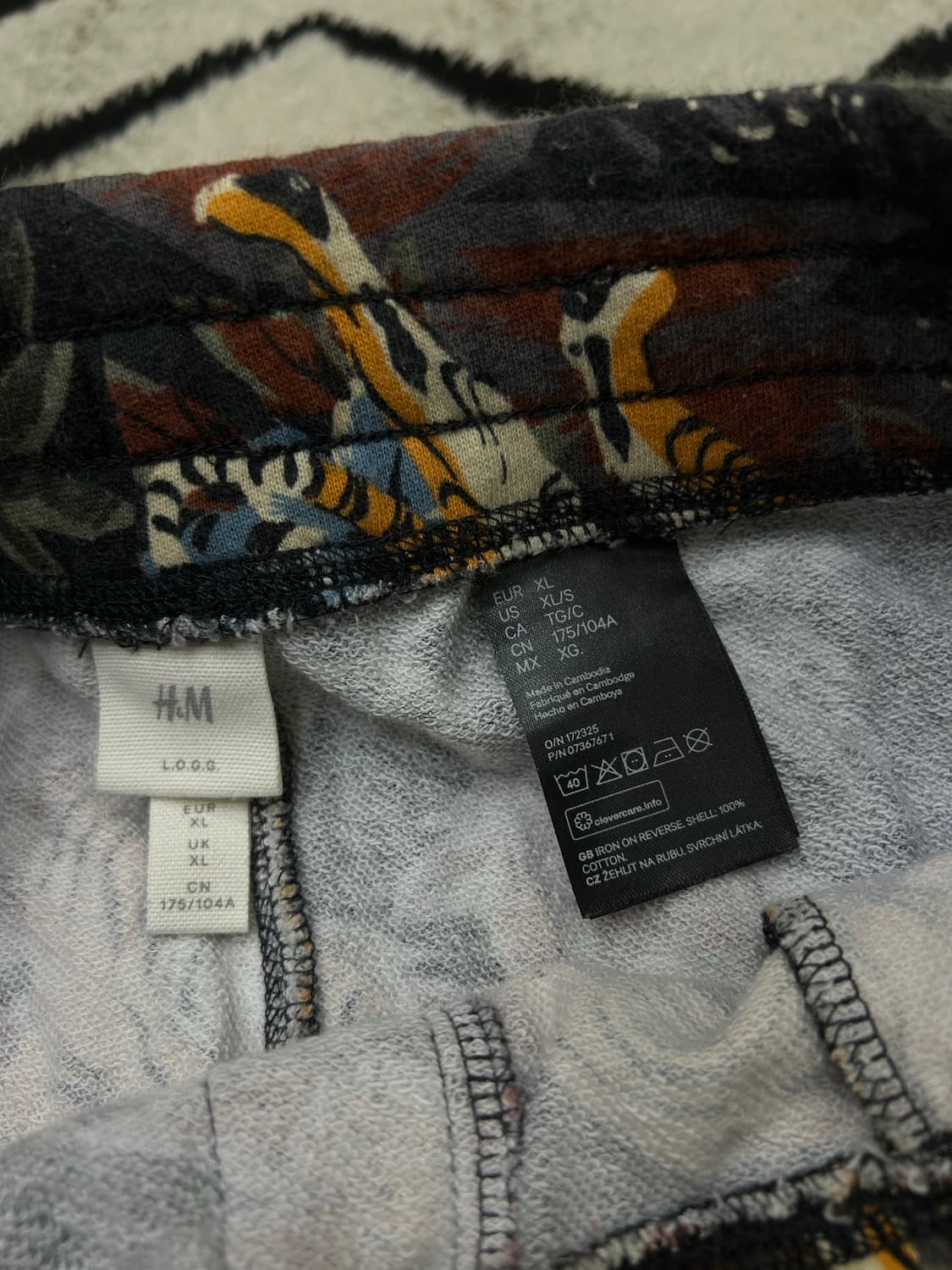 [XL]H&M 타이거즈 코튼 반바지 상품이미지4