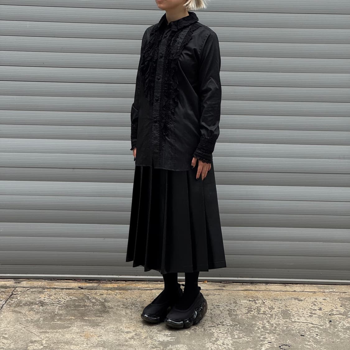 Ruffle Long Sleeve Shirt 상품이미지7