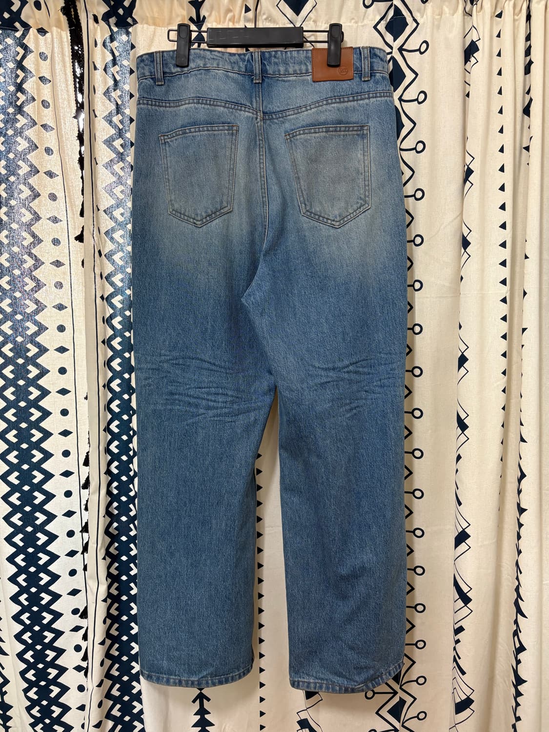 렉토 / 블루 와이드 데님 상품이미지5