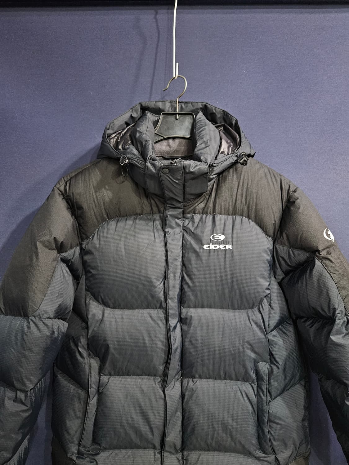 아이더 윈드스토퍼 다크네이비 남성 100 구스다운 패딩  상품이미지7