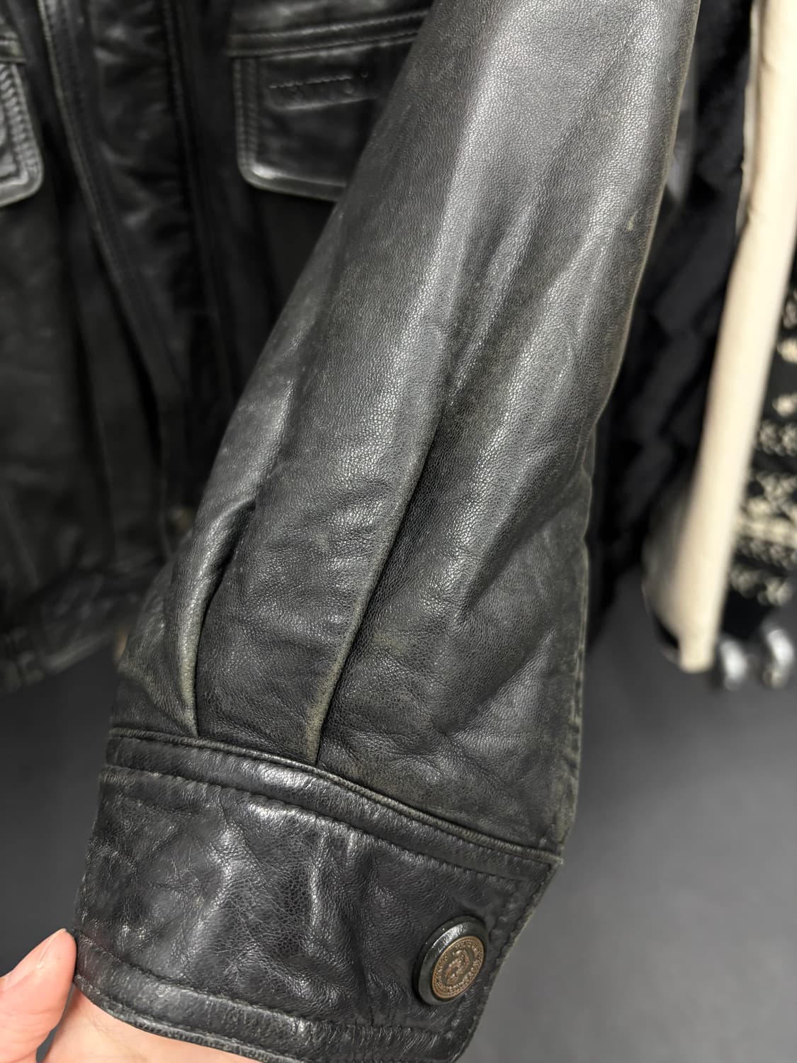 VTG Ventura 양가죽 레더 봄버자켓 상품이미지6