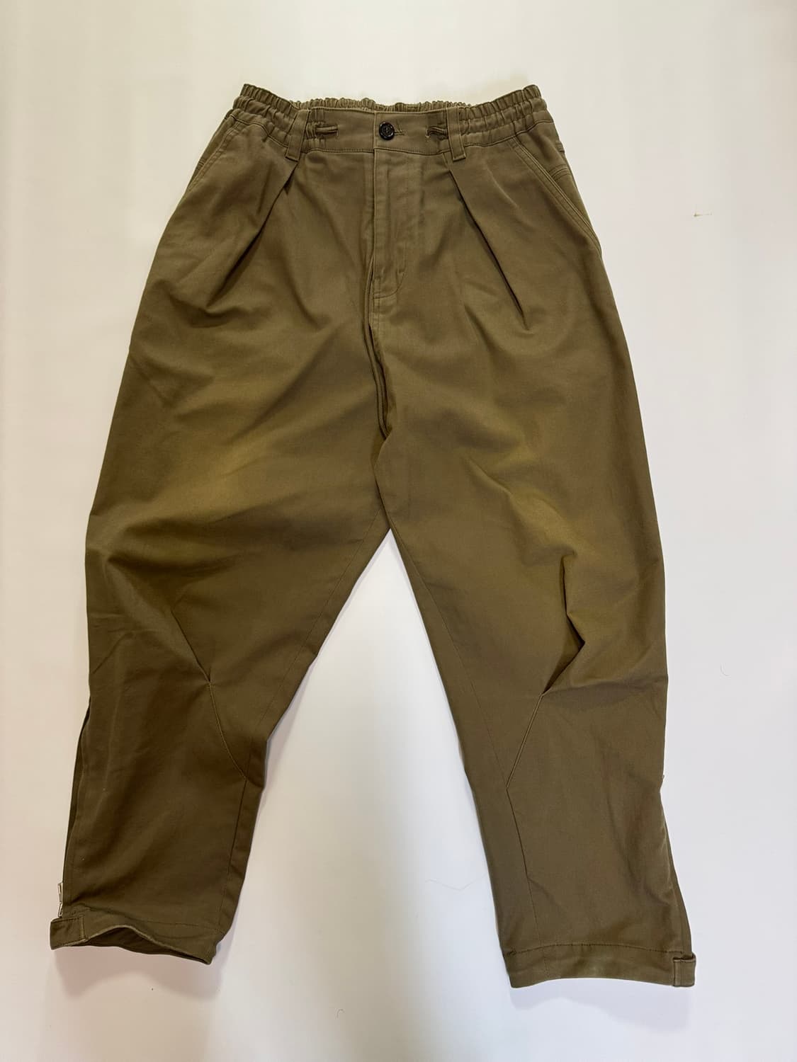 송지오 옴므 브라운 밴딩 팬츠(44 사이즈) 상품이미지1