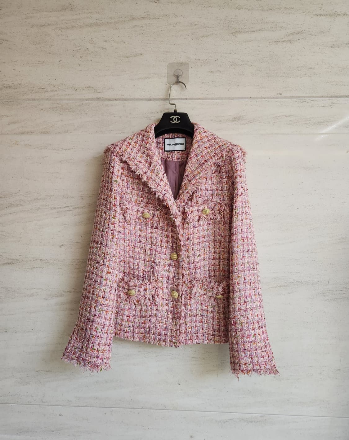 칼라거펠트 트위드자켓 55사이즈 상품이미지4