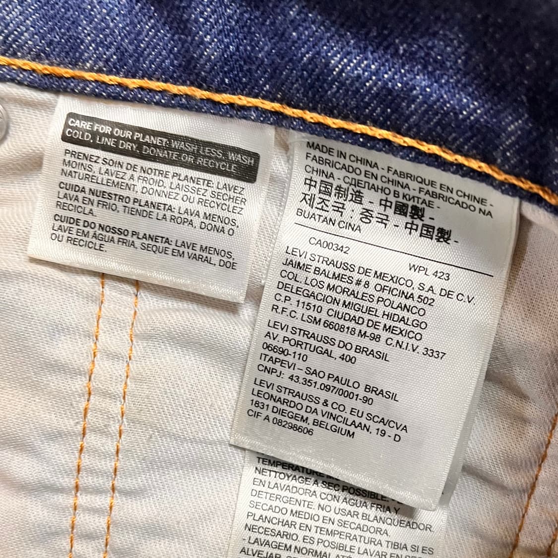 리바이스 512 데님팬츠 W36 L32 상품이미지5