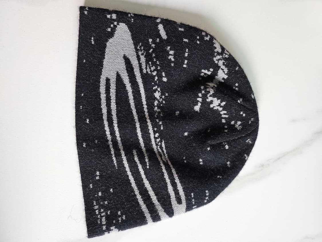 오프닝프로젝트 Pixelated Logo Beanie (Black) 상품이미지2