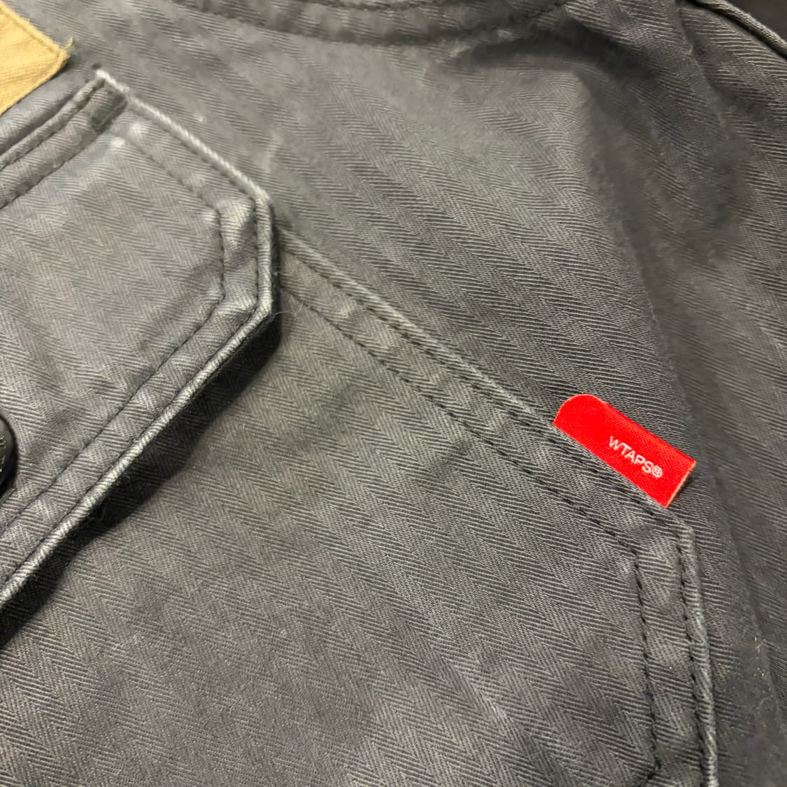 [2] 더블텝스 WTAPS 블랙 워크 셔츠 긴팔 남방 D522 상품이미지4