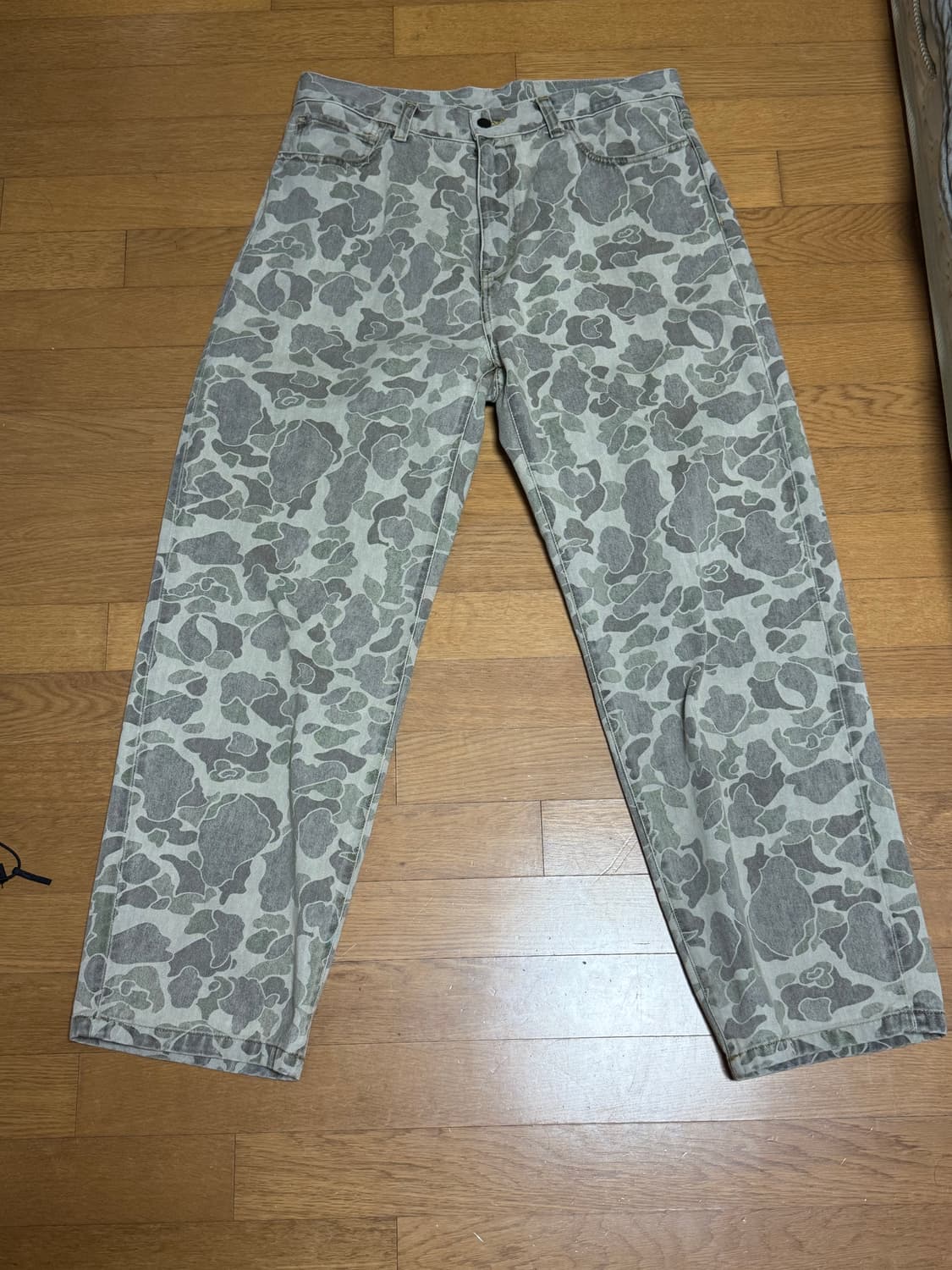 칼하트 wip 랜든 덕 카모 팬츠 5회착 미만 상품이미지1