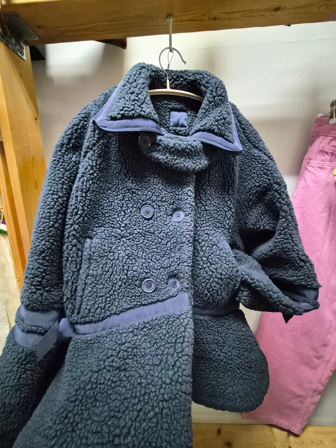 the studio k 러블리 페플럼 테디 자켓 상품이미지3