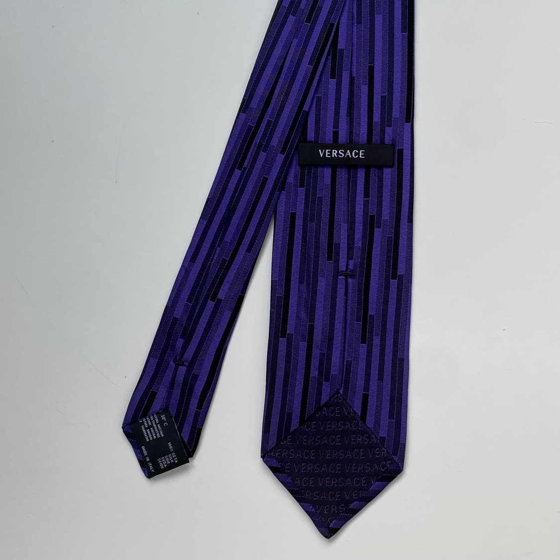 Versace 베르사체 정품 명품 심플로고 넥타이 상품이미지3