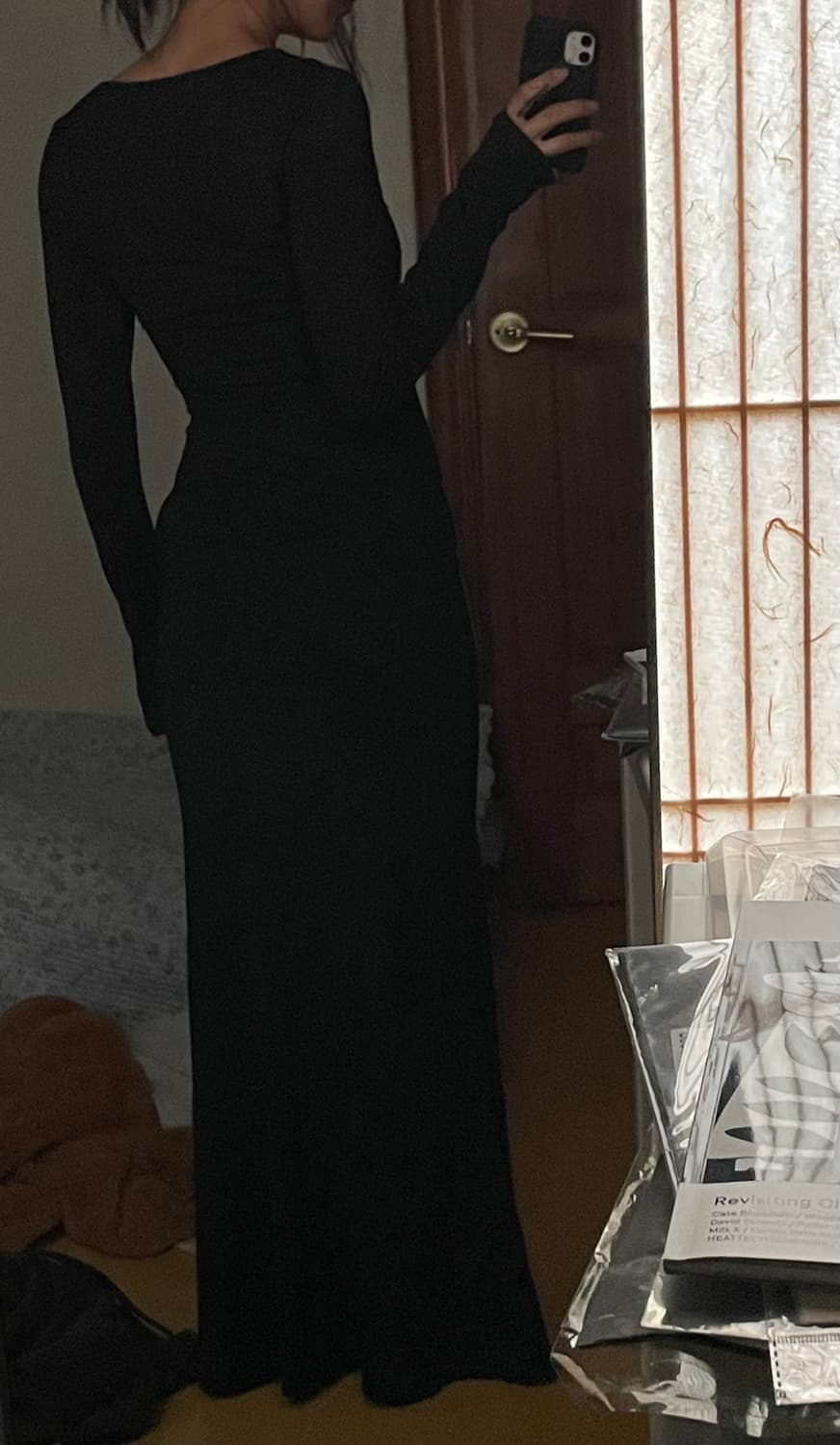 바디프린팅 롱 원피스 상품이미지3