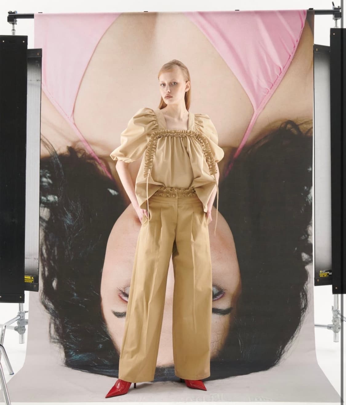 Kijun 퍼프 블라우스 상품이미지5