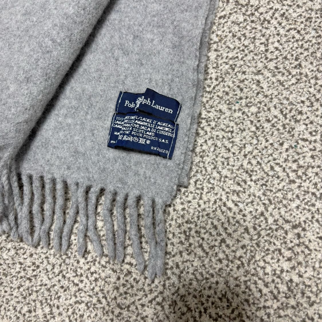 [택포,램스울100] 폴로 랄프로렌 이태리 머플러 목도리 [A-] 상품이미지3