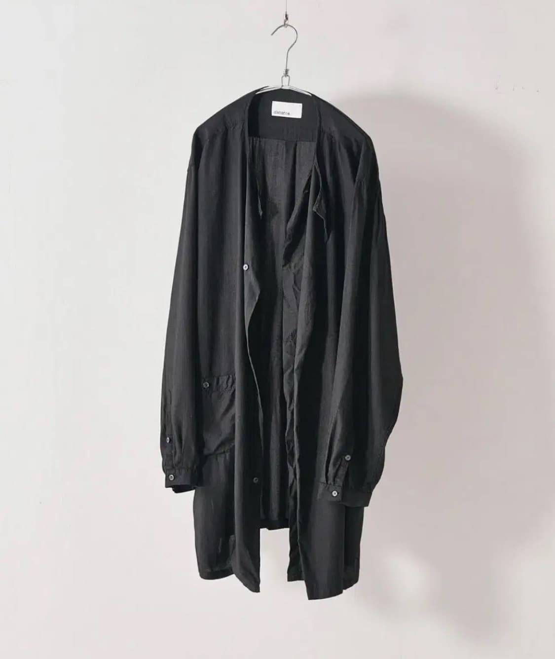 [m] 이얼즈어고 워시드 레이온 드래이프리 레이어드 셔츠 아카이브샘플 상품이미지3