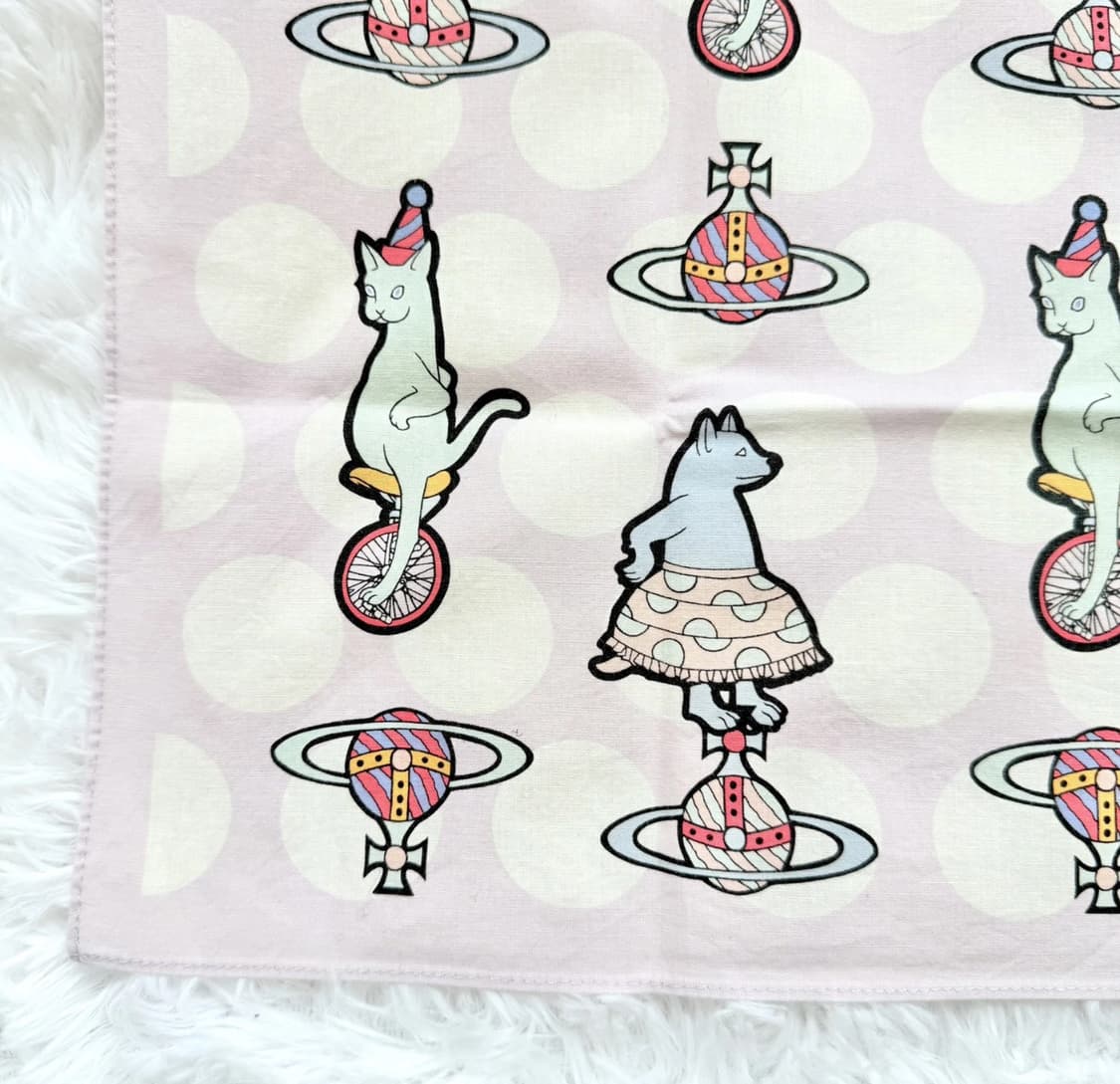 Vivienne Westwood 비비안 웨스트우드 미니스카프 손수건 퍼플 상품이미지5