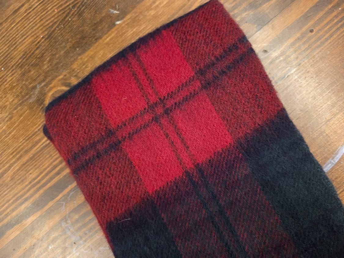 까르벵 타탄체크 머플러 상품이미지4