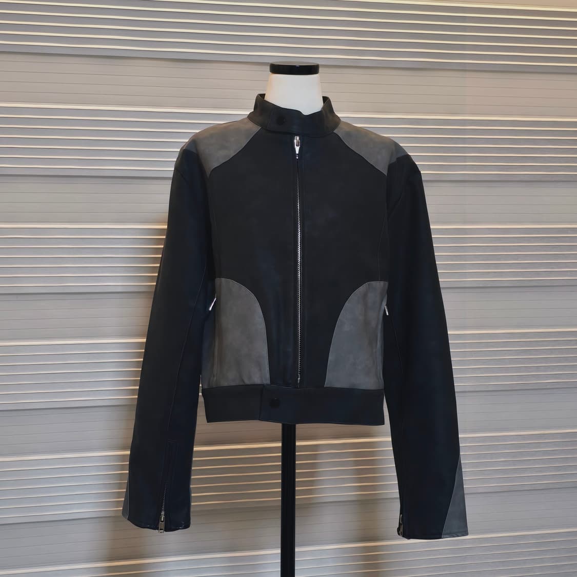 카우하이드 에코 레더 자켓 (남녀공용) 상품이미지1