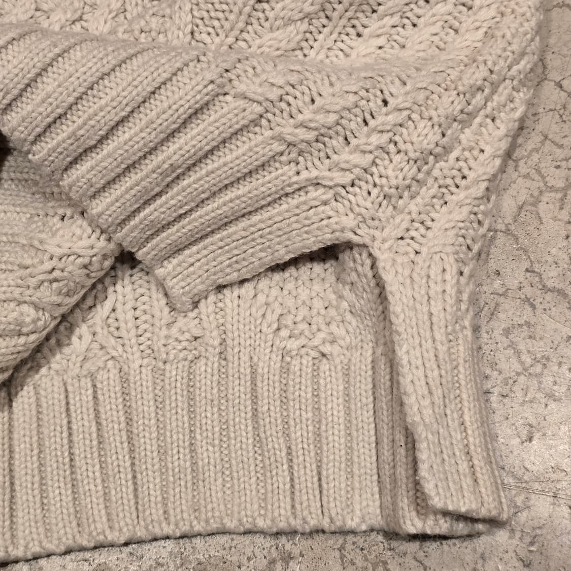 니코앤드 클래식 아란 케이블 니트 스웨터 상품이미지5