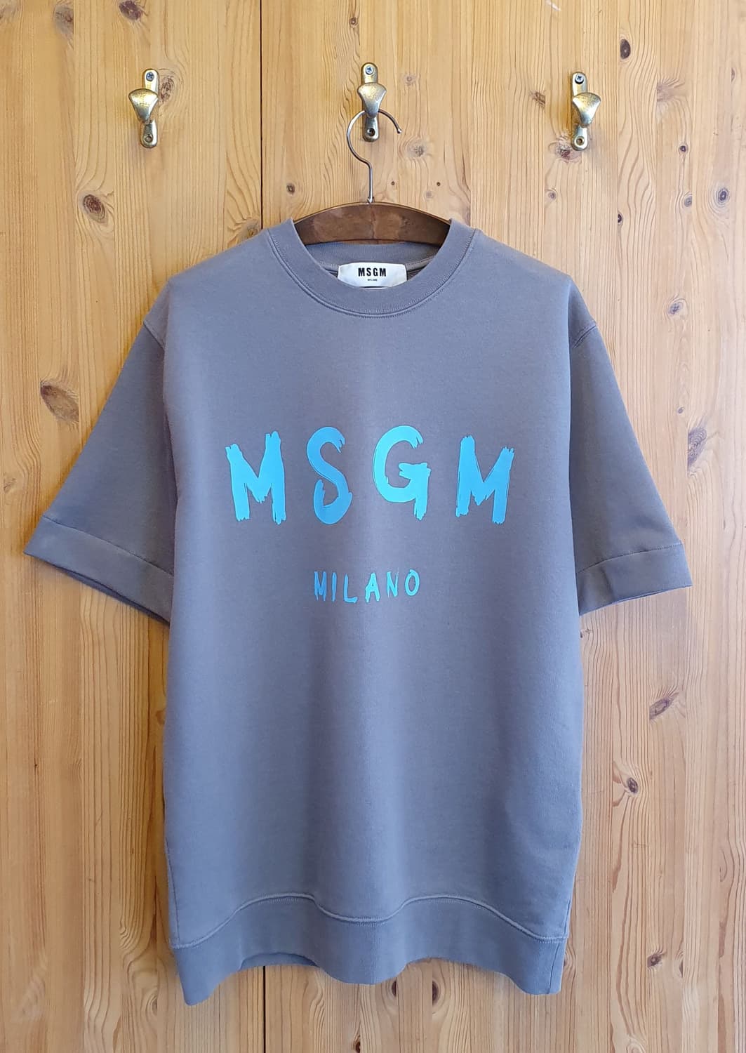 100/77.MSGM 반팔 맨투맨(공용) 상품이미지1