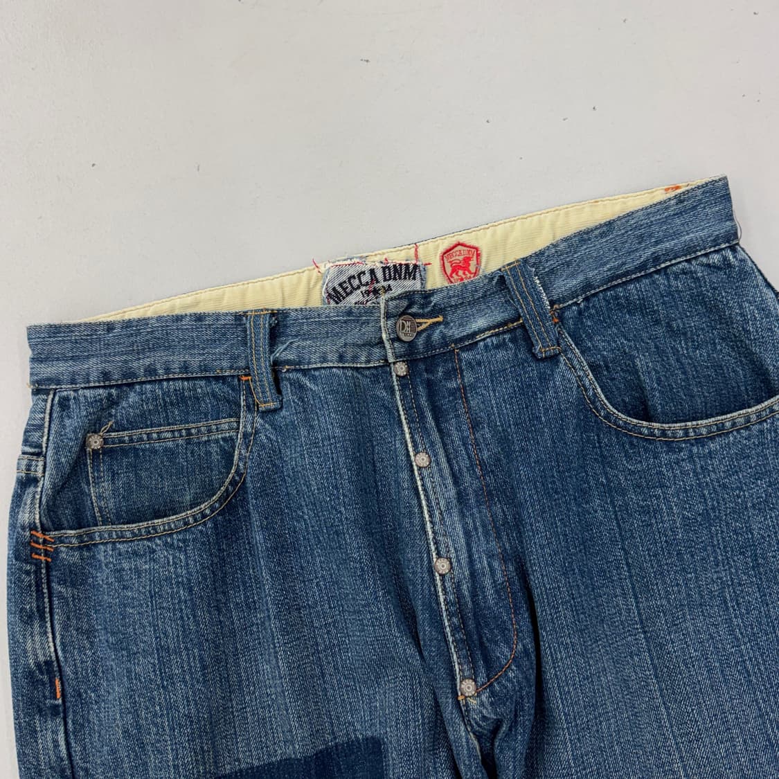 MECCA 메카 90s 올드스쿨 힙합 와이드 데님팬츠 상품이미지4