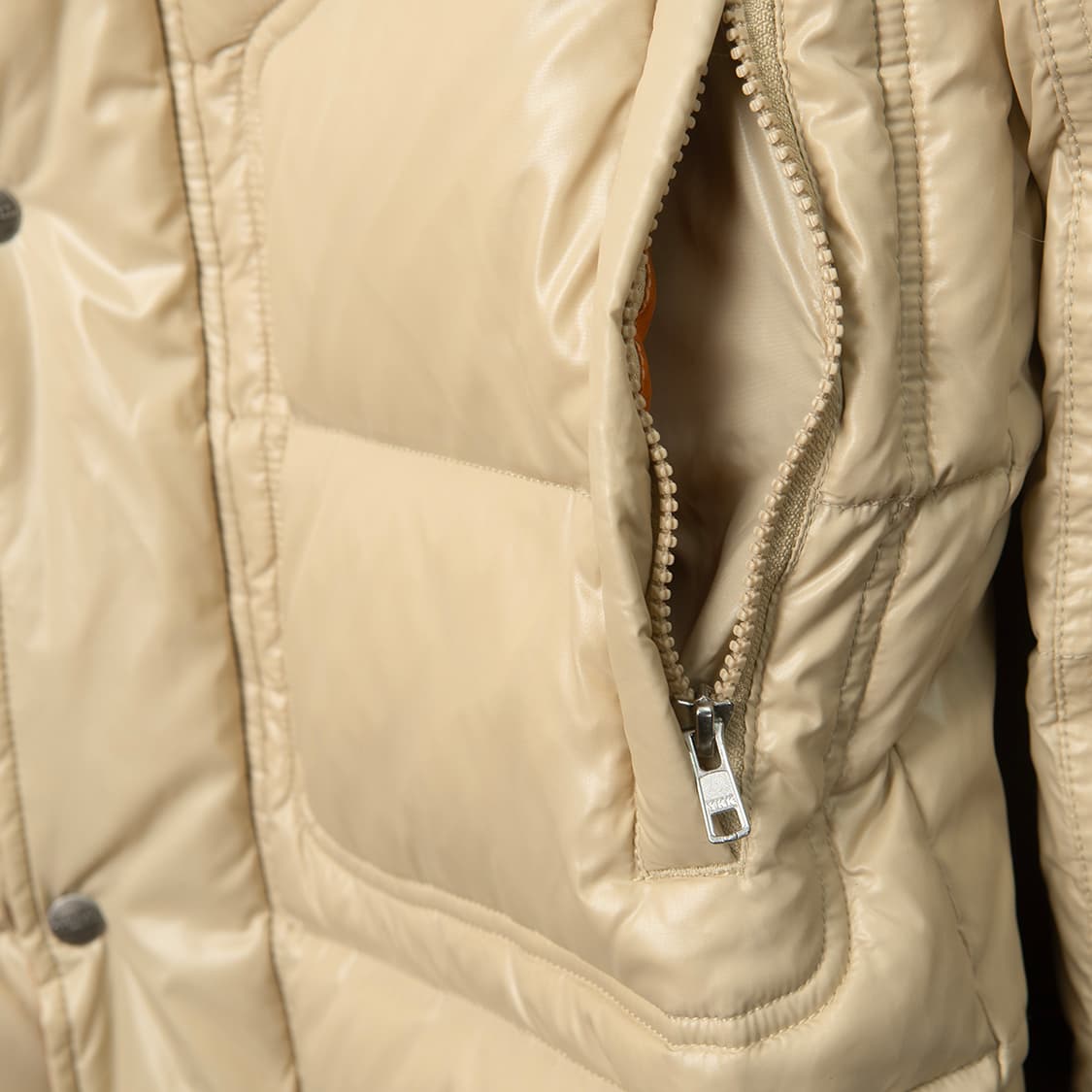 [L] 00s 디젤 덕다운 자켓 베이지 MO-2475  상품이미지5