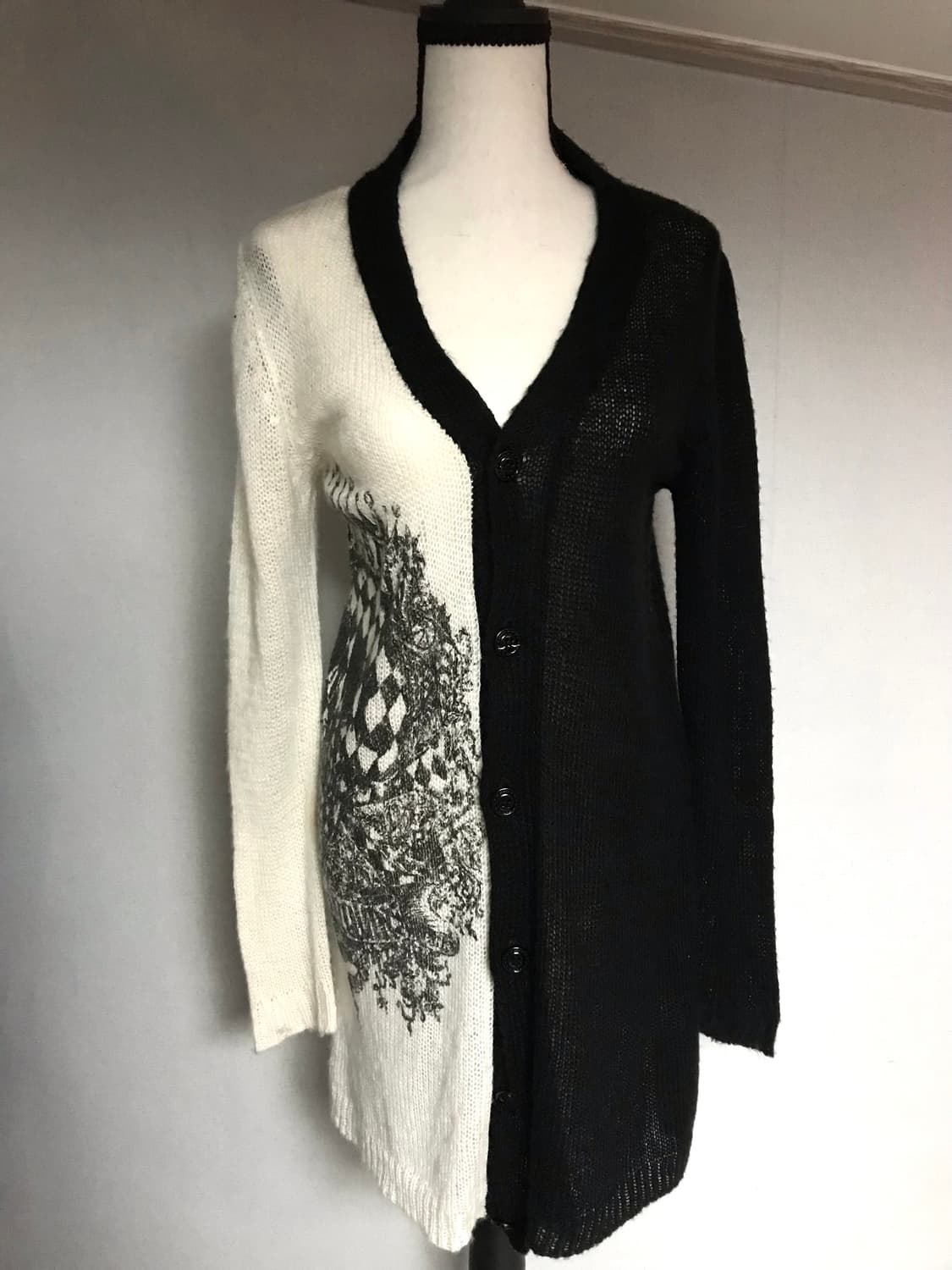 Algonquins Harlequin Knit Cardigan 상품이미지1