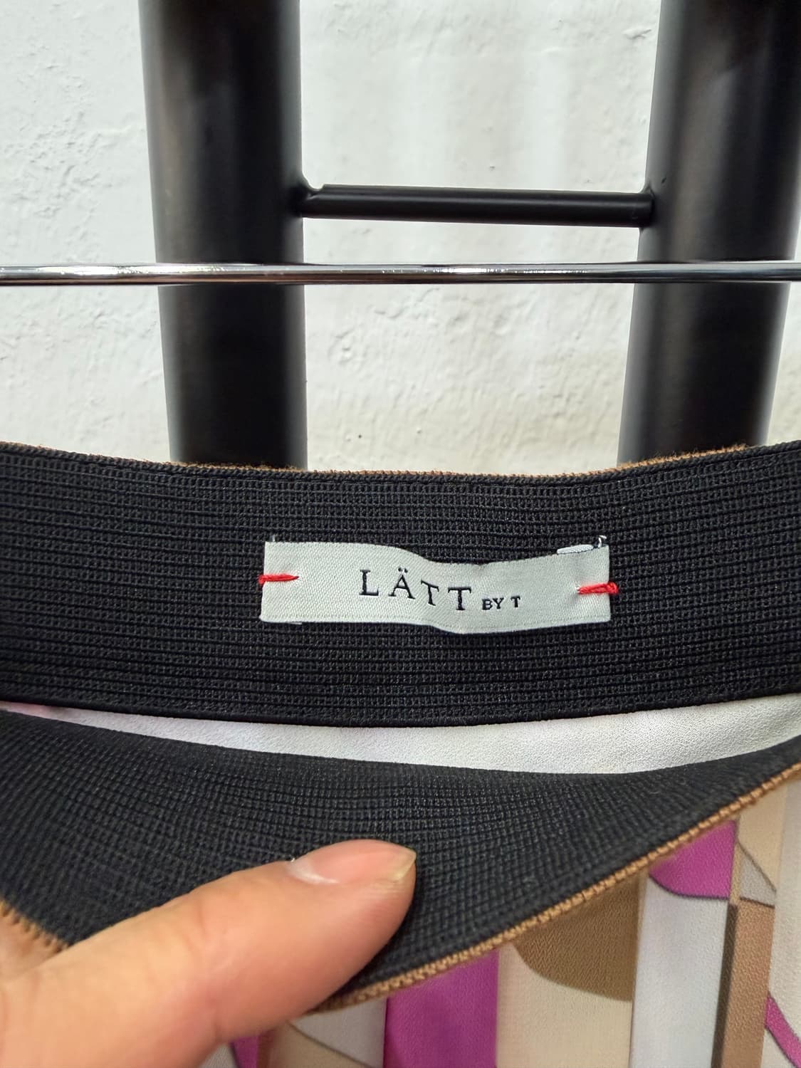 정품) 래트바이티 한섬 패턴 주름 밴딩 스커트 치마 67 상품이미지7