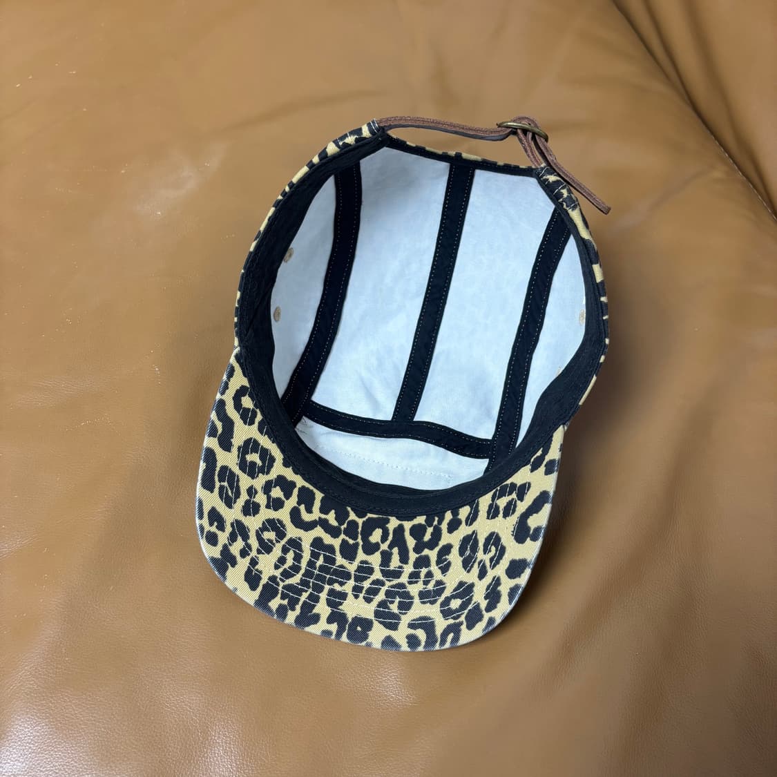 슈프림 캠프캡 모자 박스로고 23fw 레오파드 상품이미지7