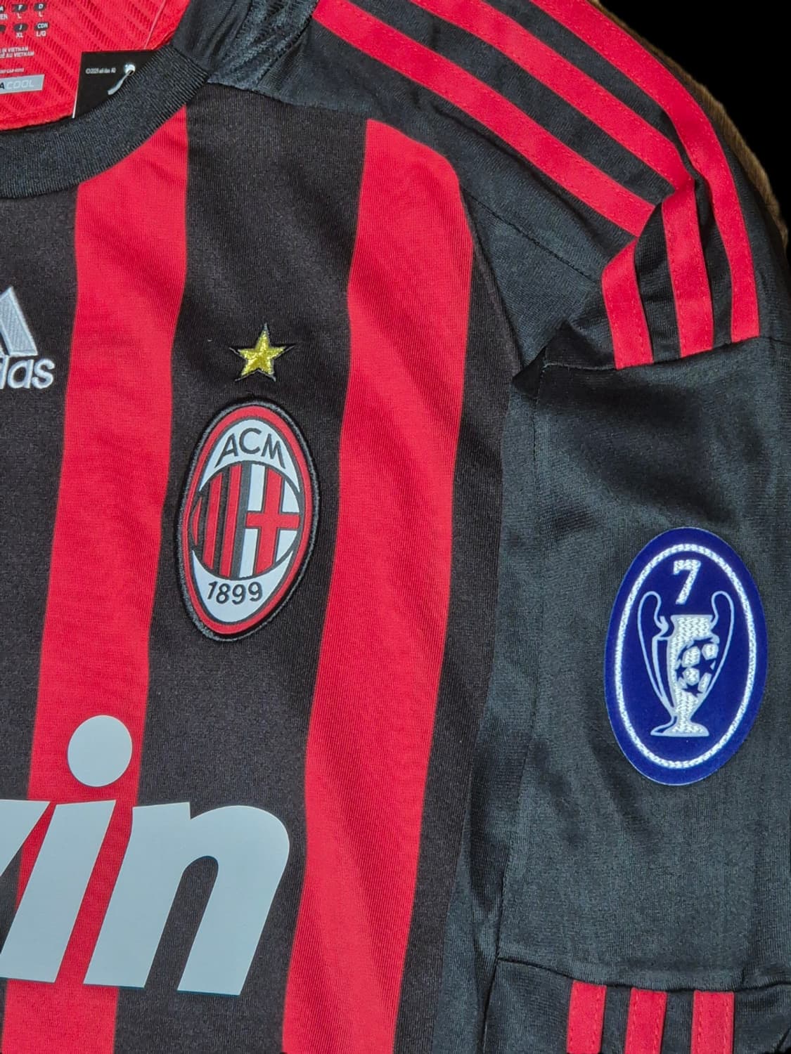 레트로)08-09시즌 AC밀란 데이비드 베컴 긴팔 유니폼 L 상품이미지5