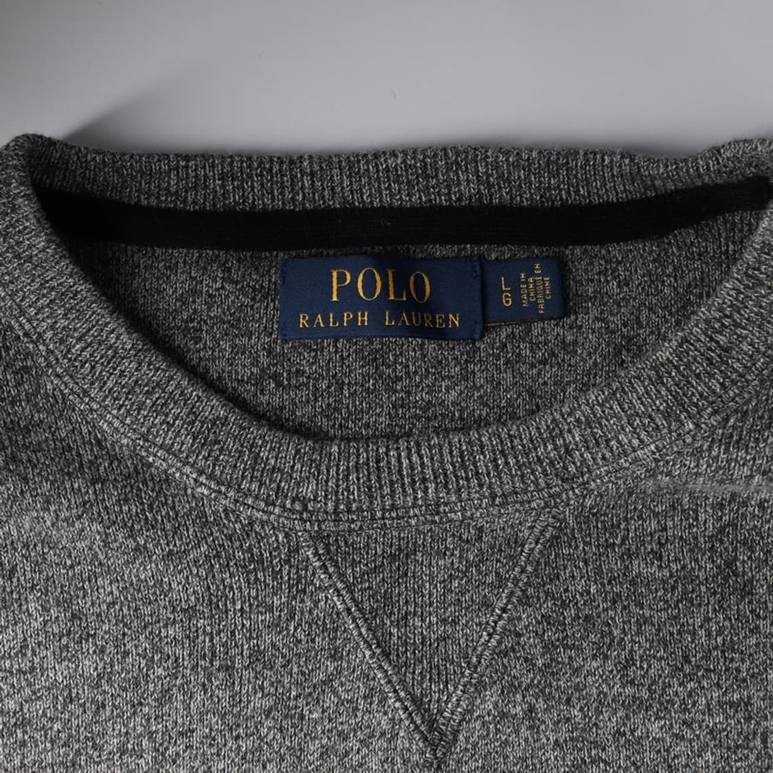 폴로 랄프로렌 자수 로고 코튼 크루넥 니트 L 상품이미지5