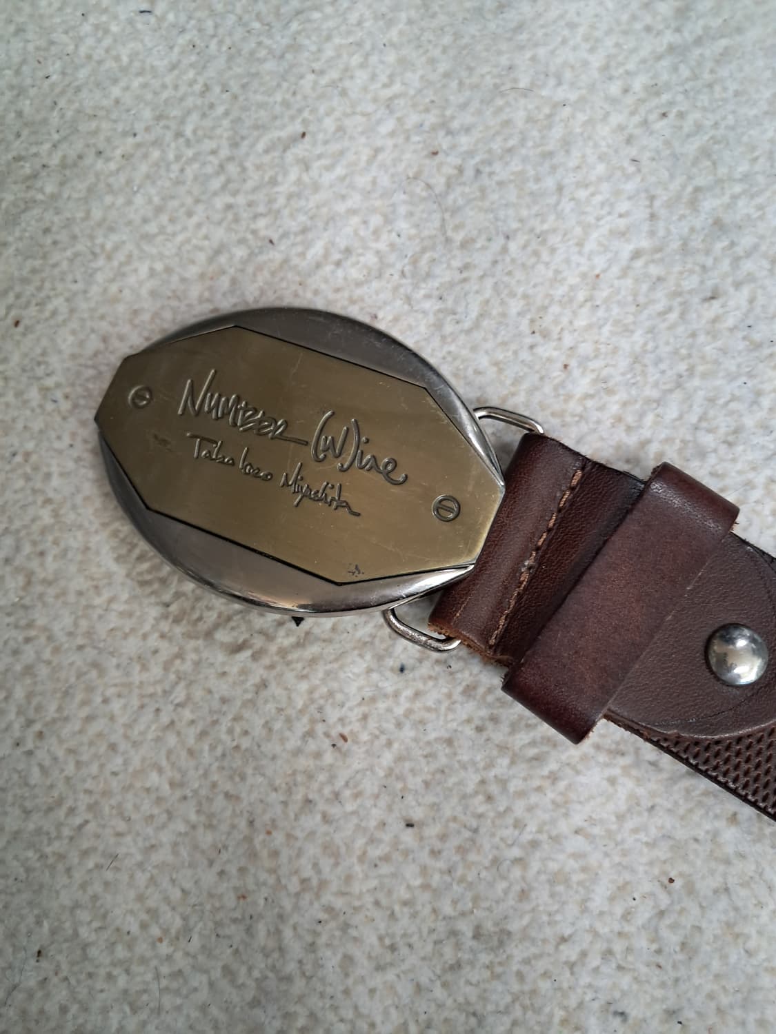 넘버나인 가죽벨트 상품이미지2