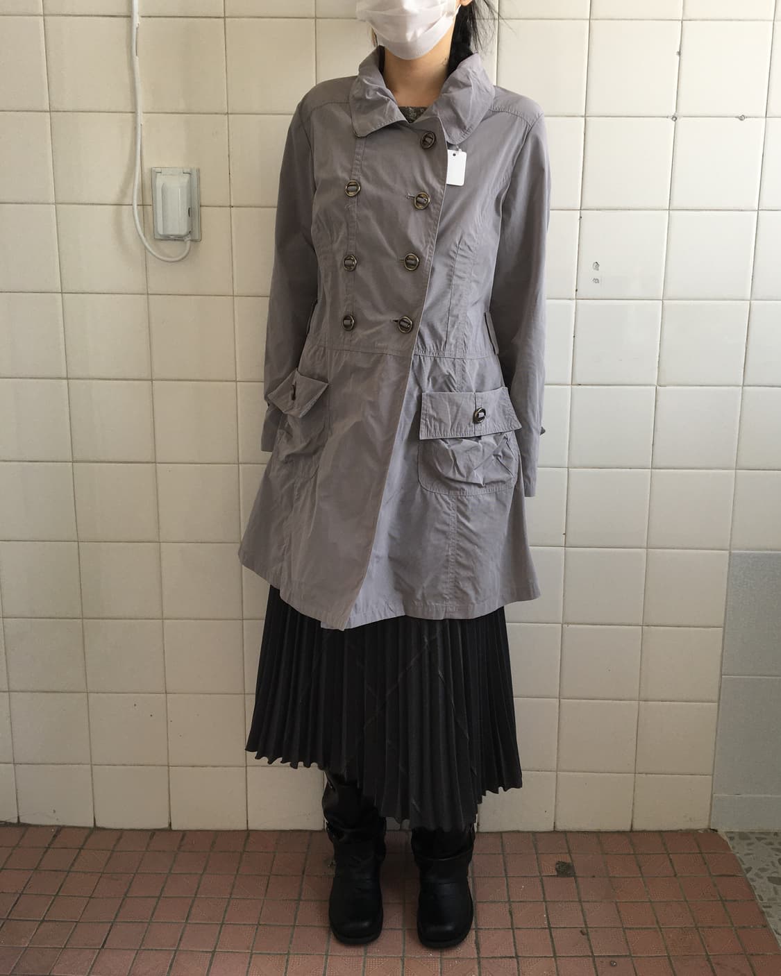 Double button trench coat 상품이미지9