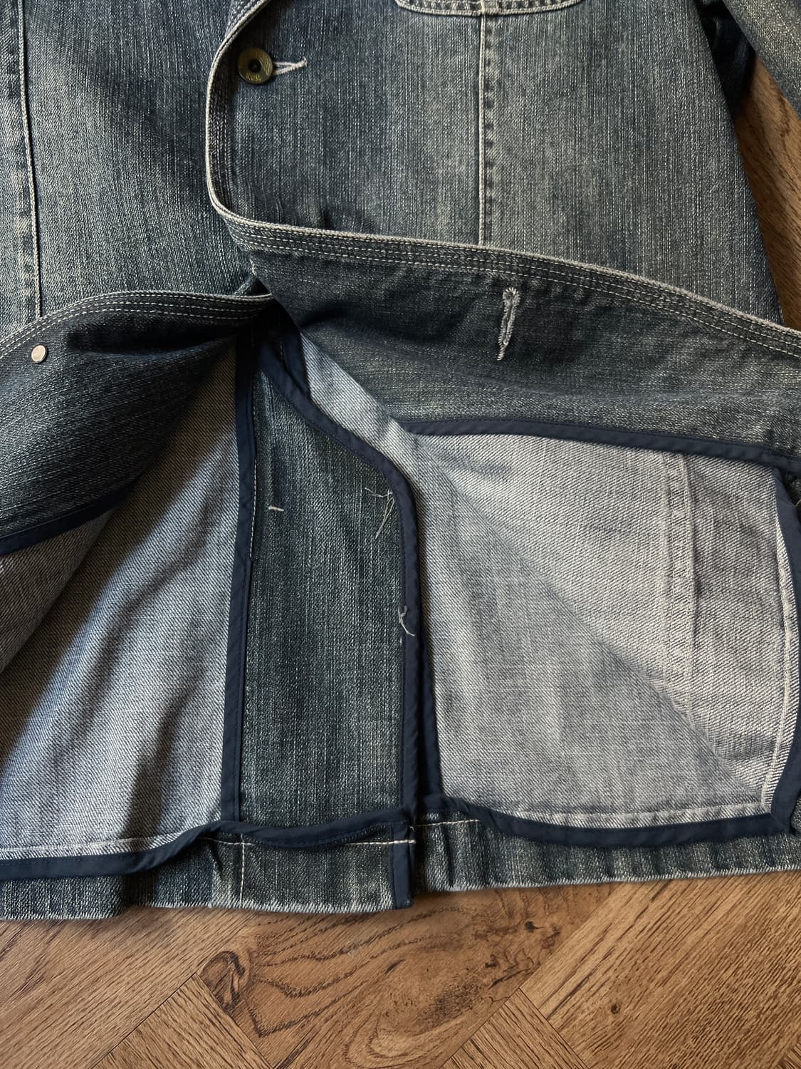 [L]00's 리바이스 빈티지 데님 커버올 워크자켓 상품이미지6
