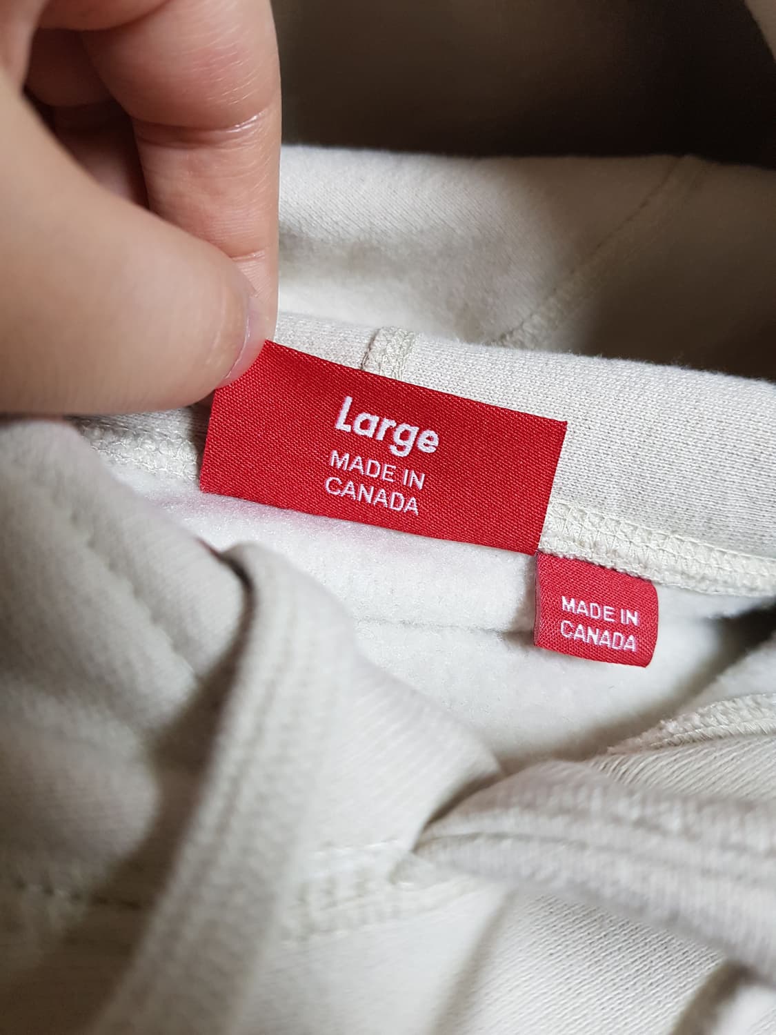 슈프림 박스로고 후드 티셔츠 스톤 24FW 상품이미지8