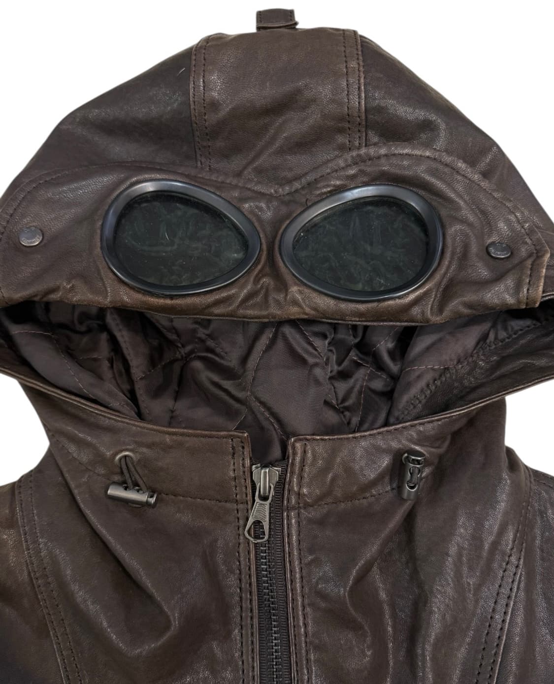 CP컴퍼니 쉽스킨 레더 고글 자켓 상품이미지6