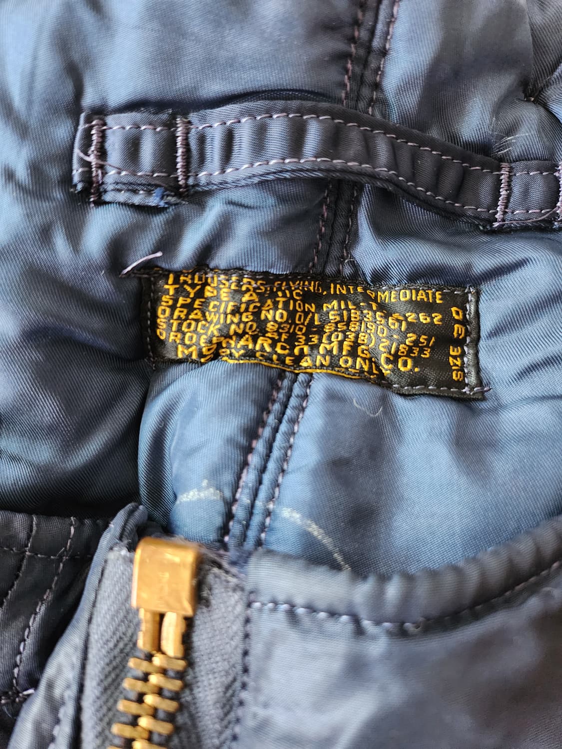 50s usaf A-11c flight pants 상품이미지4