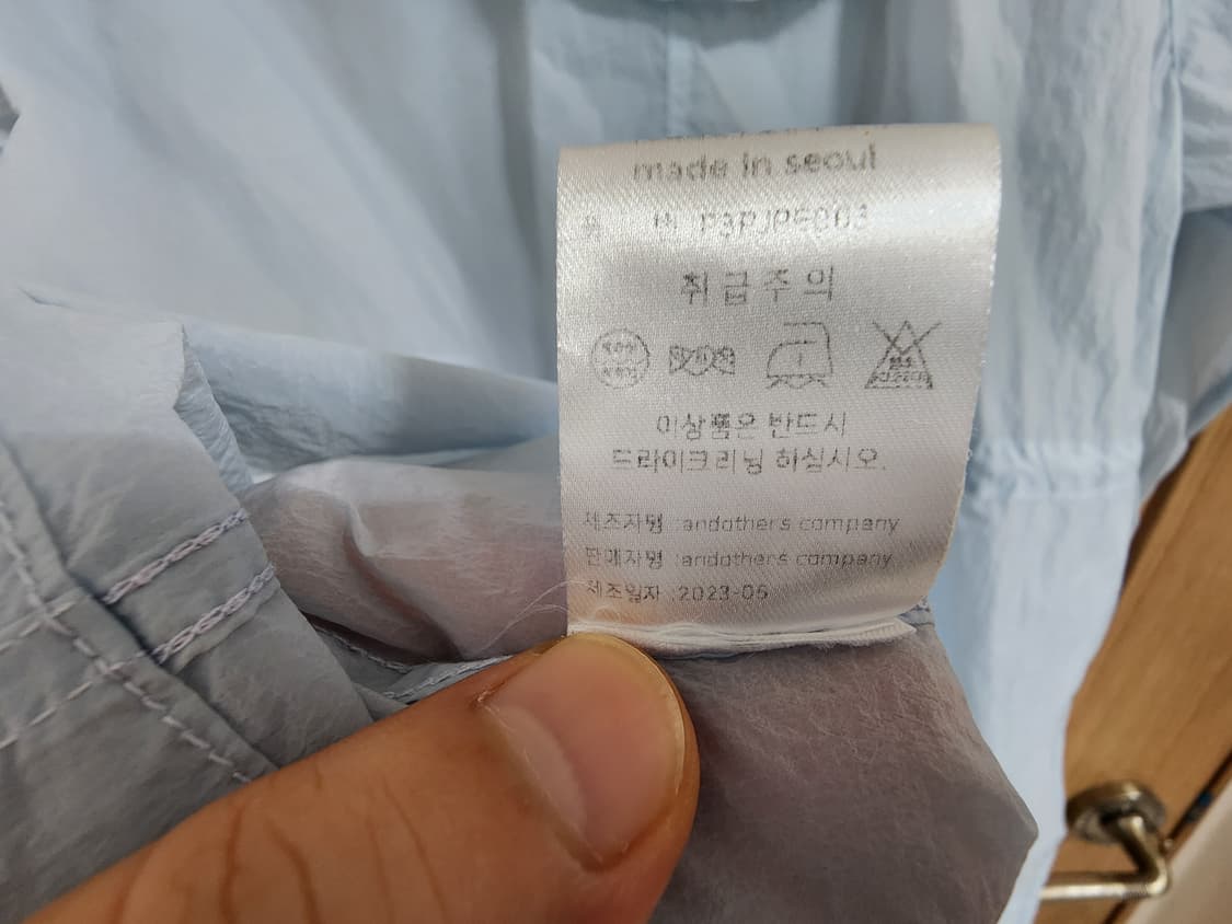 (F)여성 비잉베이지 경량 바람막이 점퍼 상품이미지5