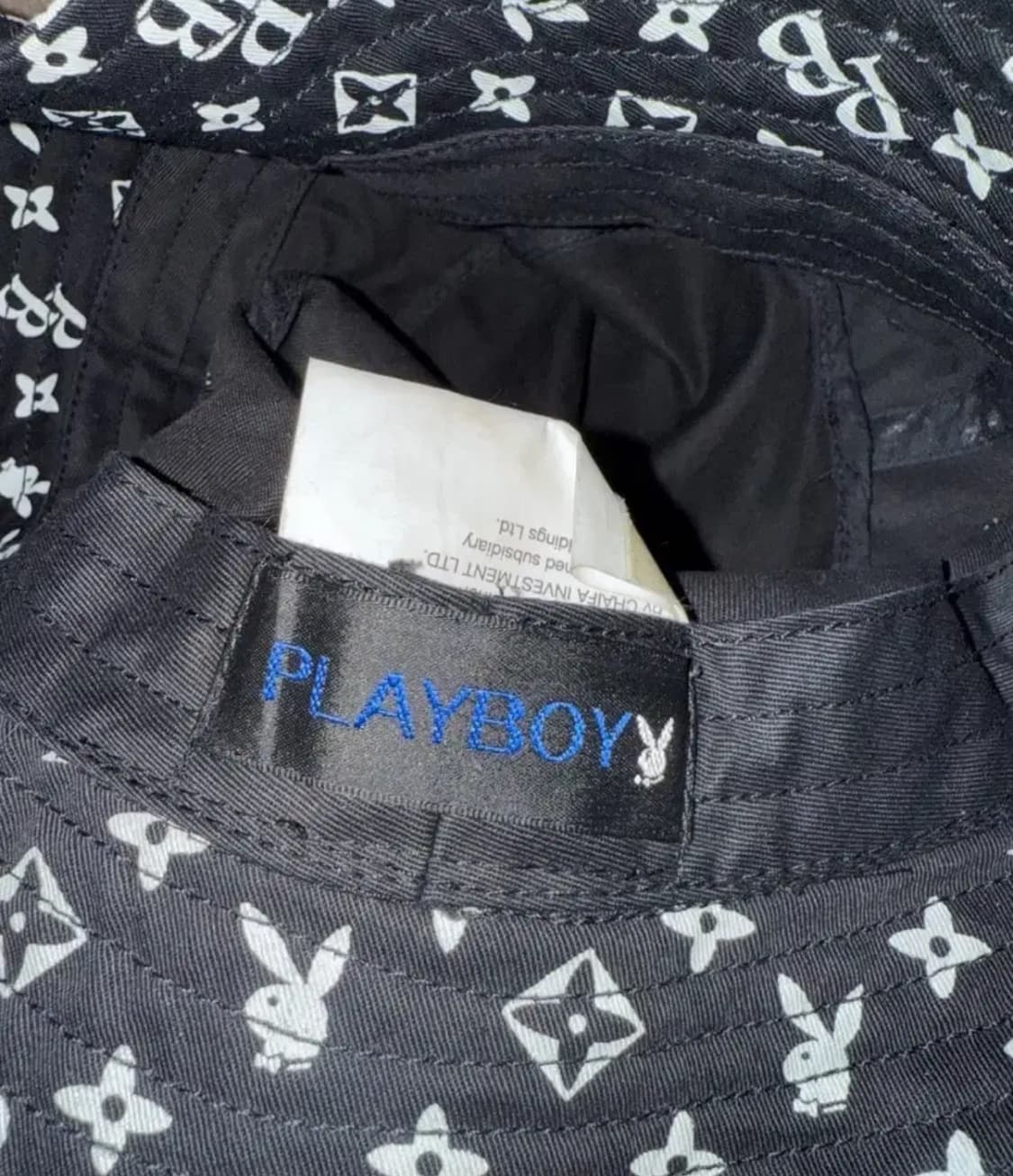 희귀한 일본 플레이보이 모노그램 버킷 모자 100% 코튼 상품이미지3