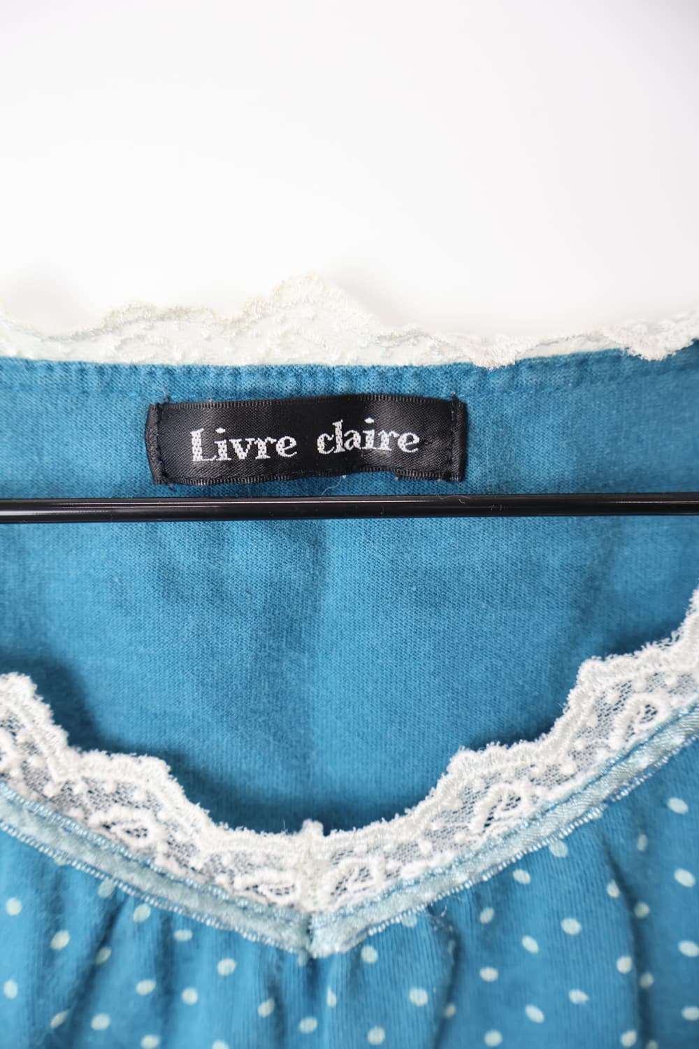 Livre Claire Cotton Dotted Blouses Top 상품이미지7