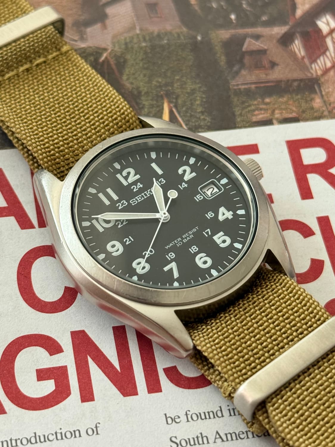 Seiko 세이코 쿼츠 미군 밀리터리 필드 1997 상품이미지4