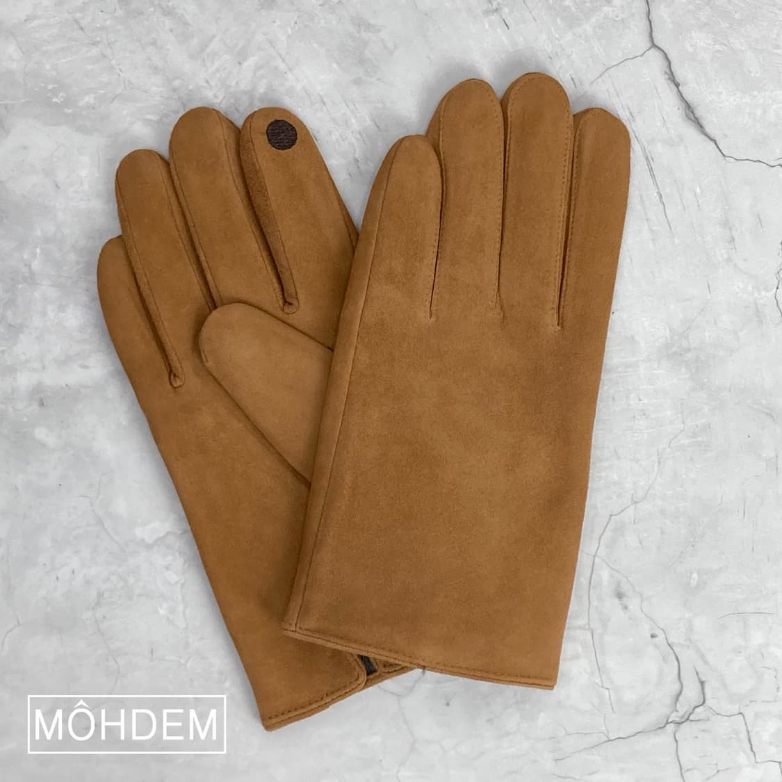 [premium] 스웨이드 가죽 장갑 카멜 상품이미지6