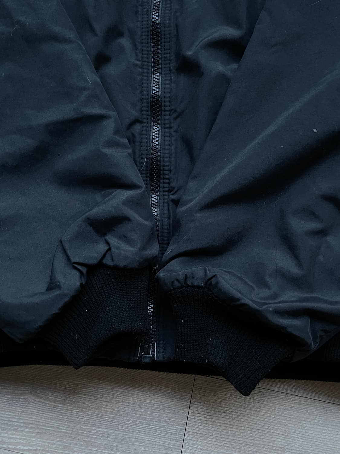 80s 파타고니아 쉘드 신칠라 블랙 퍼플 봄버 자켓 rare usa 상품이미지5