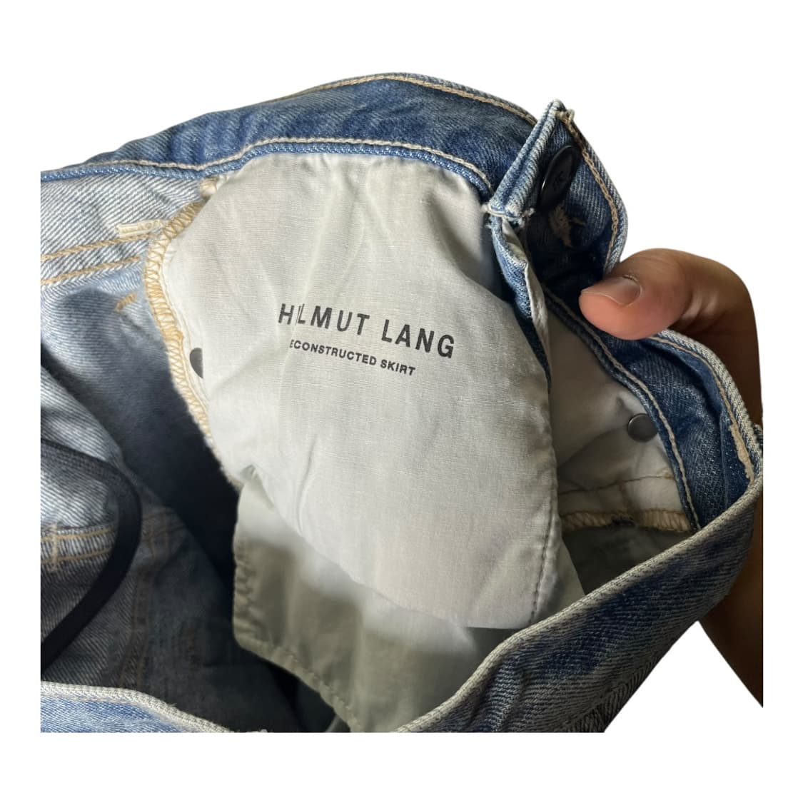 [Helmut Lang] 헬무트랭 페인팅 데님 롱스커트 상품이미지6