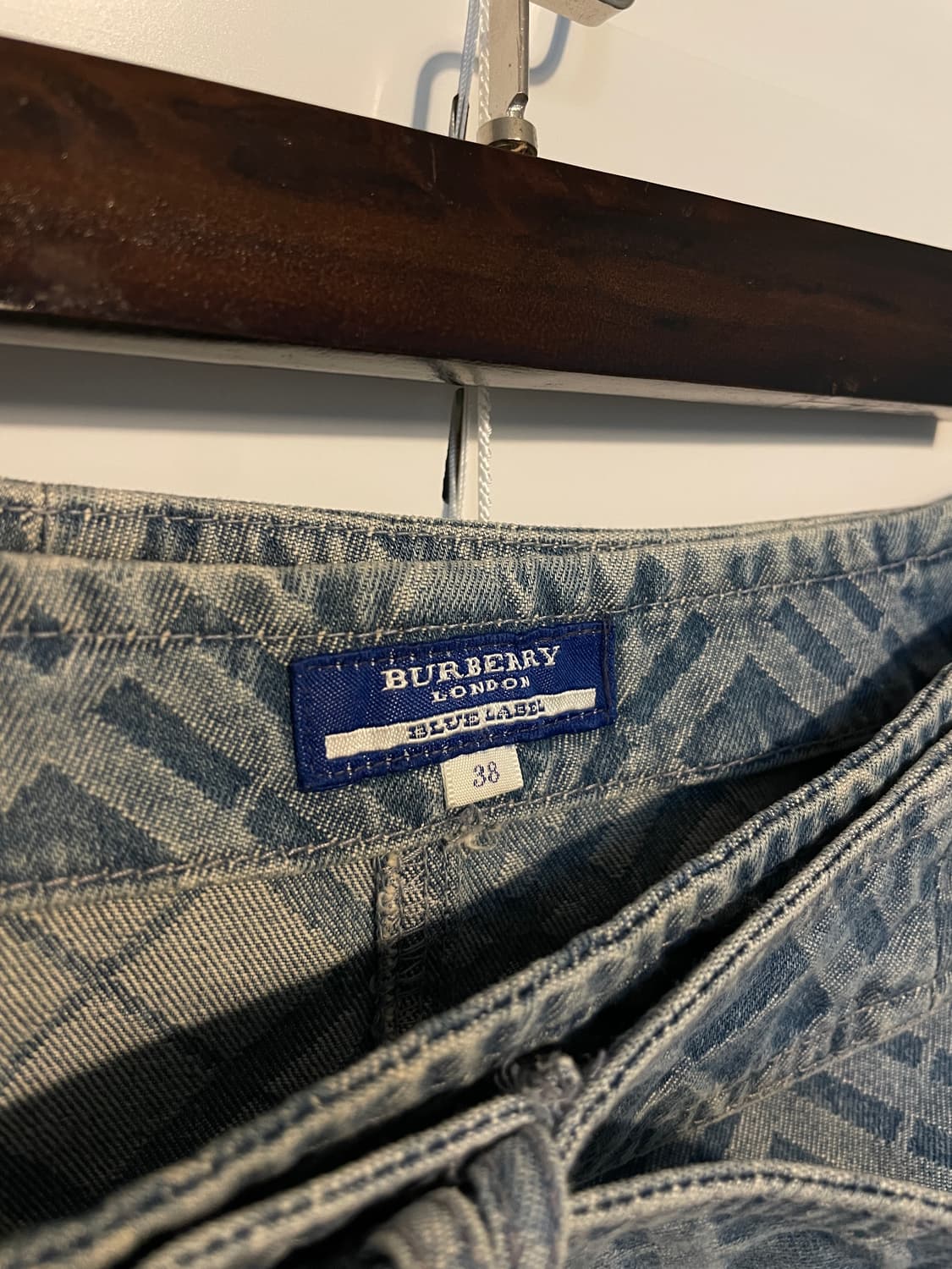 버버리 블루라벨 데님 스커트 상품이미지6