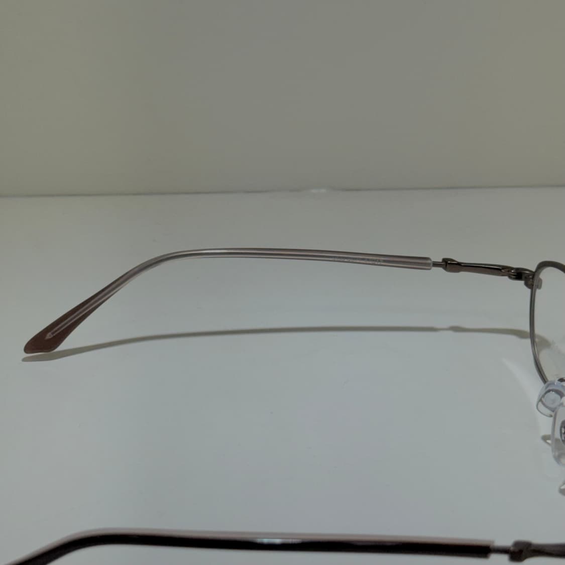 [2000s 데드스탁] 긱시크 오벌형 빈티지 안경 브라운 다소니 상품이미지4