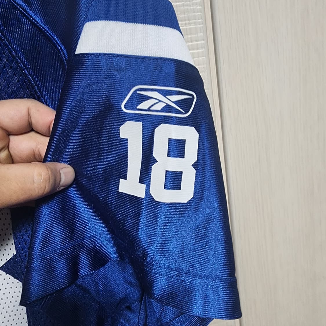 리복 NFL 블루 져지 (XL) 상품이미지4