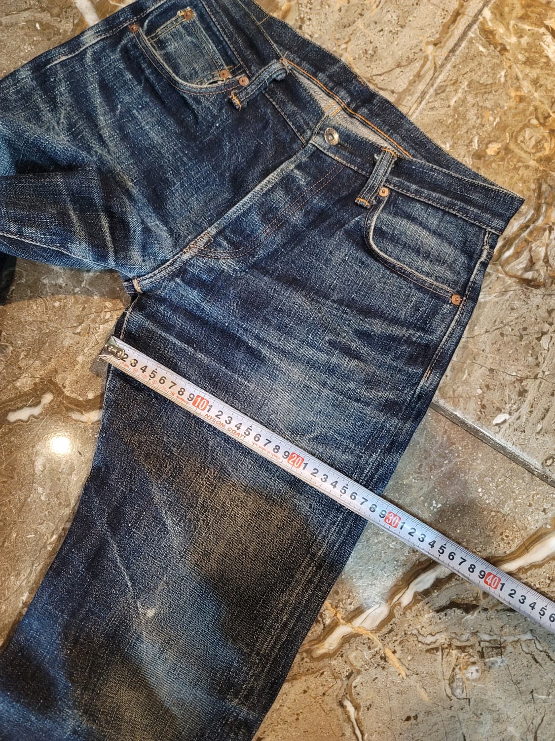 사무라이진 헤비온즈 셀비지 워싱 데님팬츠  상품이미지6