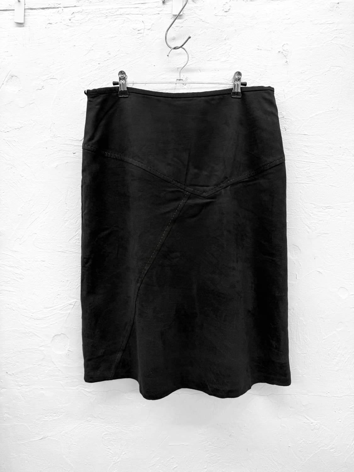 JPN 스웨이드 스티치 스커트 상품이미지1