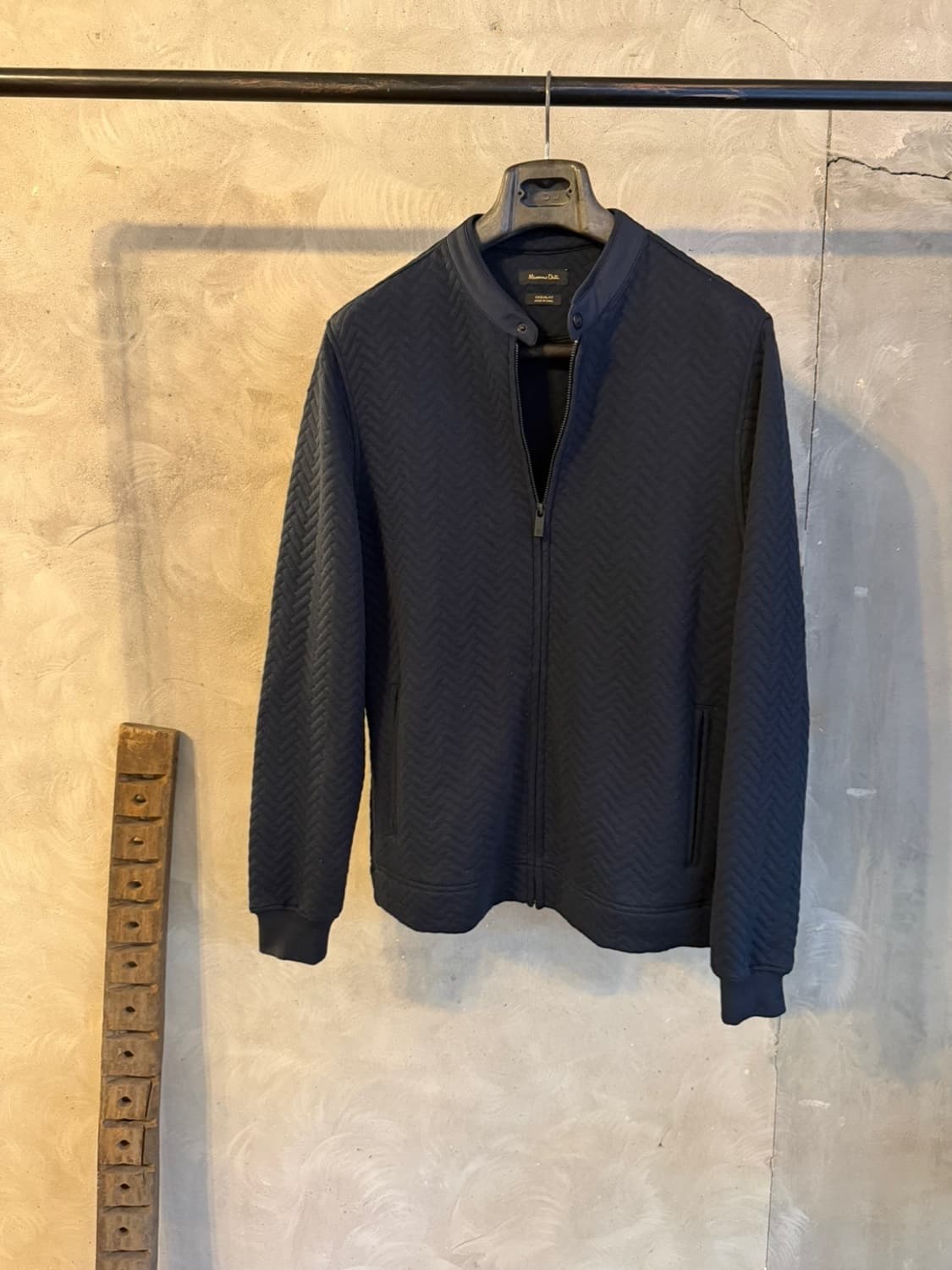 마시모두티 저지 패브릭 싱글 라이더 자켓 100 상품이미지10