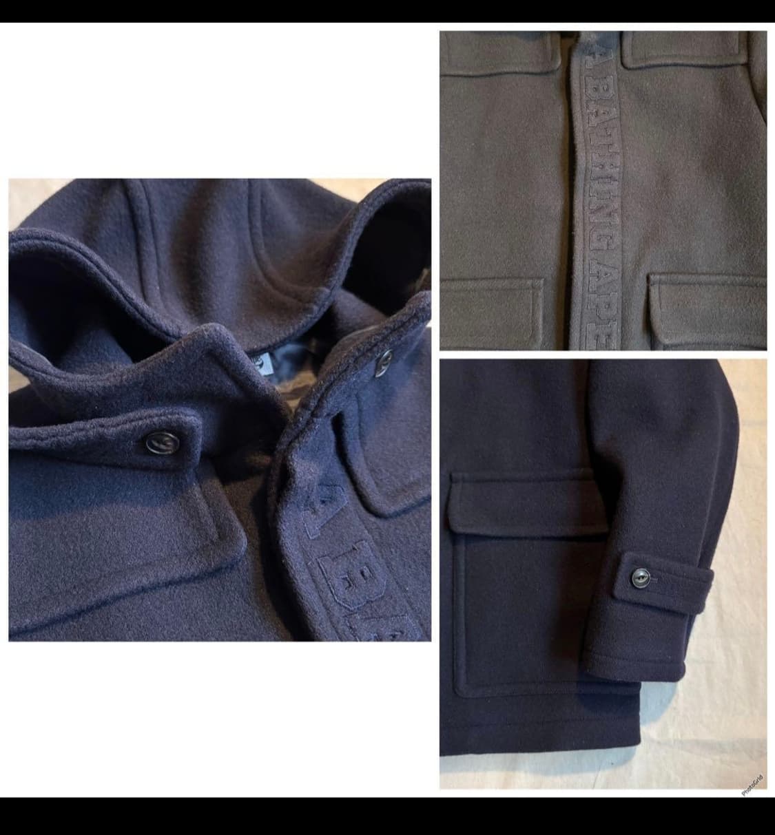 빈티지 베이프 후드 코트 상품이미지4