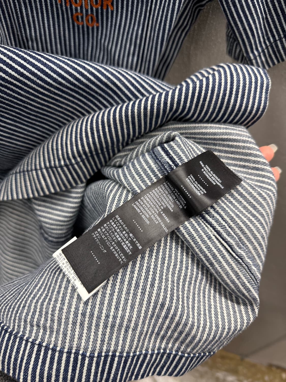 HARLEY DAVIDSON 레일로드 스트라이프 메카닉 반팔 셔츠 S 상품이미지6